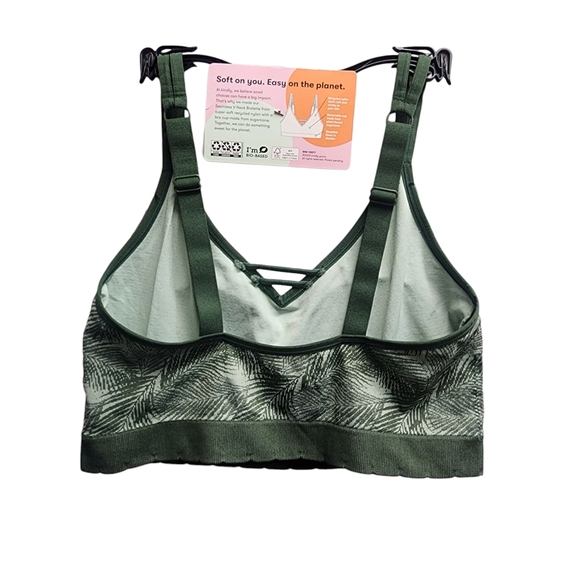 Green Supportive Racerback Bra Intimates - Picture 2 of 5